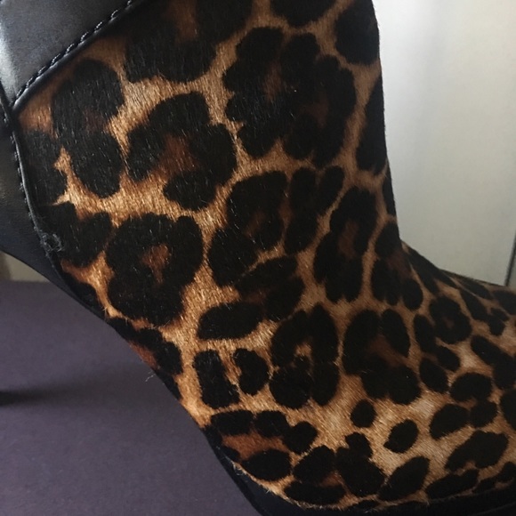 Enzo Anglioini leopard Ponyhair boots ‘NEW’ - Picture 5 of 8